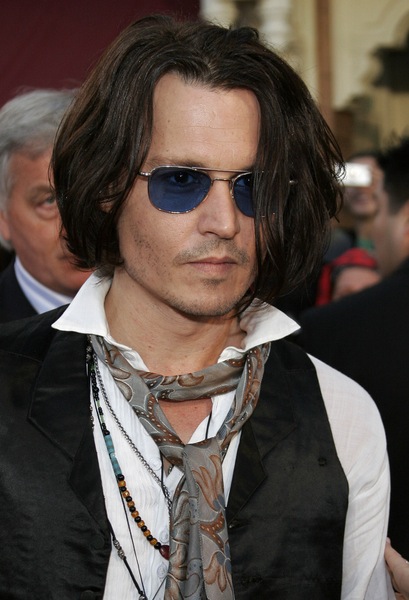 Männerfrisuren mittellang - Johnny Depp